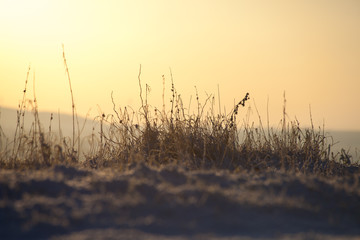 schnee sonnenaufgang