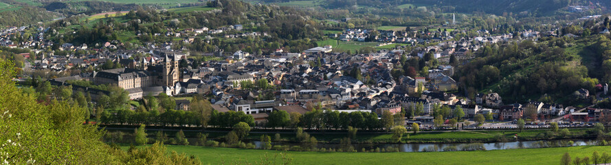Panoramic view of Echternach, Luxembourg