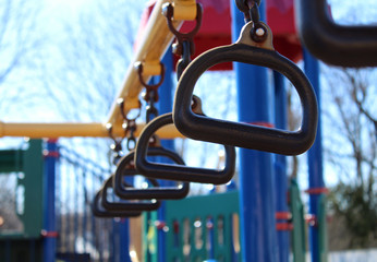 Straight Monkey Rings At The Park