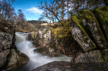Fototapeta na wymiar Bracklinn Falls, Callander, Scotland