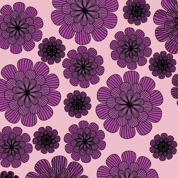 colorful background of floral design. vector illustration