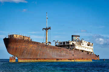 Lanzarote shipwreck Temple Hall