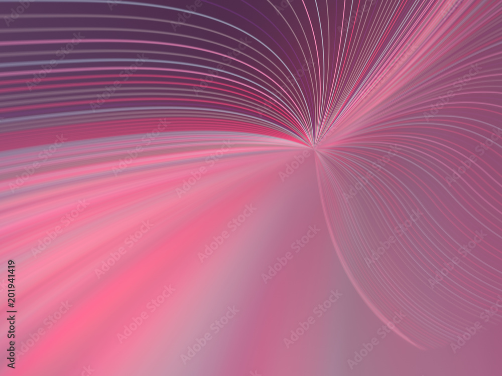 Leinwandbilder digital colored lines abstract background. 3d rendering