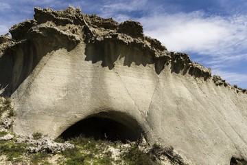especially rock cave in Calabria