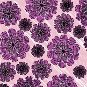 colorful background of floral design. vector illustration