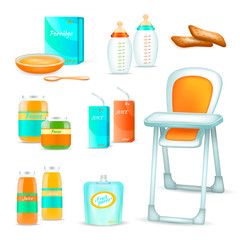 Baby Feeding 3D Set