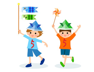 こどもの日　男の子