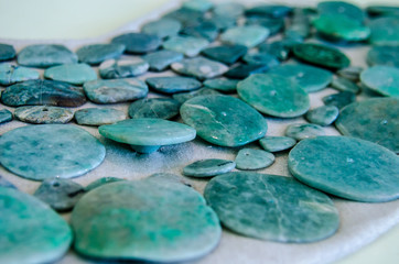 Ancient mayan jade necklace