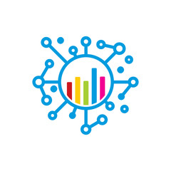 Graph Network Logo Icon Design