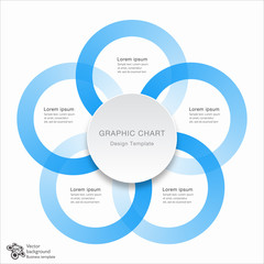 Infographics Vector Background 5-Step Process 