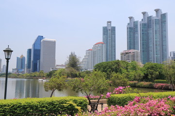 Fototapeta premium Bangkok cityscape Thailand