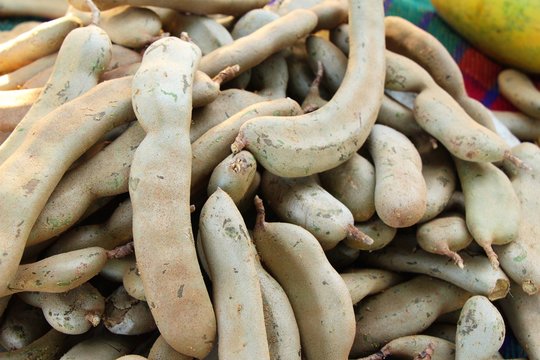 Tamarind fruit is delicious at street fruit