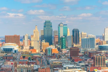 Fototapeten View of Kansas City skyline in Missouri © f11photo