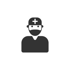 Doctor icon. Simple element illustration. Doctor symbol design from Pregnancy collection set. Can be used in web and mobile