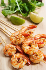 Grilled shrimps