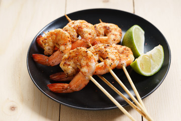 Grilled shrimps