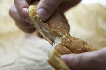 きな粉揚げパン