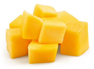 Ripe mango isolated
