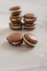Schokoladen Macarons 