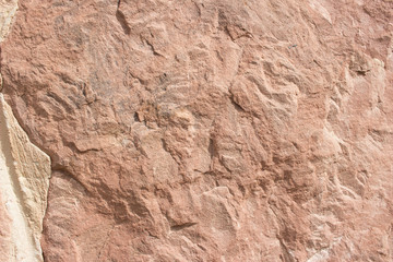 Natural red stone background 