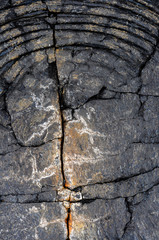 Volcano rock formation - Piton de La Fournaise, Reunion island