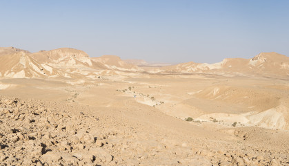 Fototapeta na wymiar Desert trekking in Israel