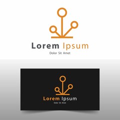 Tree Logo  design template. Simple logo in a modern style