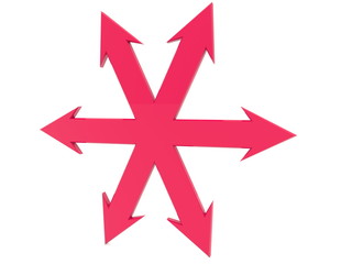 Arrows to all sides