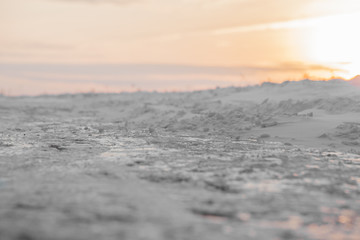 sonnenaufgang im winter 