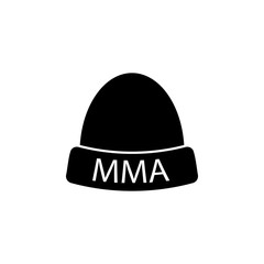 Fototapeta premium MMA cap icon. Element of fighting ana MMA illustration. Premium quality graphic design icon. Signs and symbols collection icon for websites, web design, mobile app
