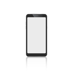 Device Mockup smartfone, new phone vector drawing isolated on white background