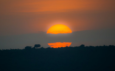 Sunrise over Maasai Mara