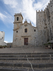 Fototapeta na wymiar Church of Pope Benedict XIII, in Peñiscola.