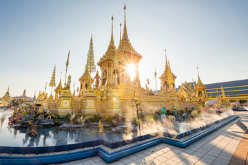 Naklejka premium Royal Cremation against sunbeam
