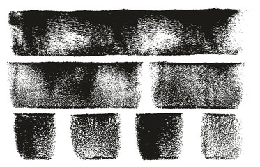 Paint Roller Bold Lines High Detail Abstract Vector Lines & Background Set 96