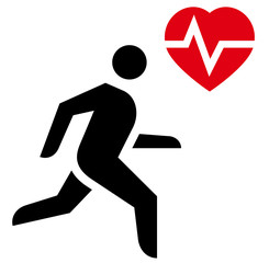 Cardio training icon