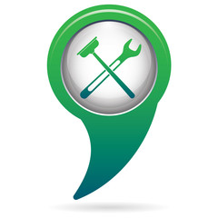 Plumbing work symbol icon