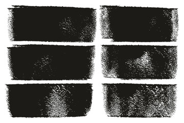 Paint Roller Bold Lines High Detail Abstract Vector Lines & Background Set 51