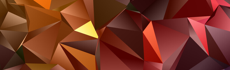 Obraz premium Abstract Low-Poly triangular modern background