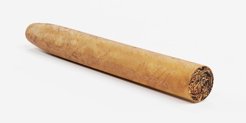 Realistic 3d Render of Cigar