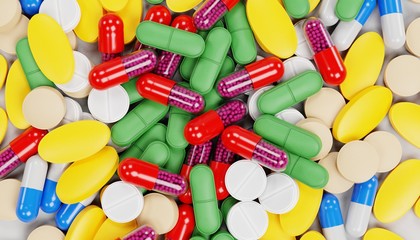 Realistic 3D Render of Pills (Medicine)