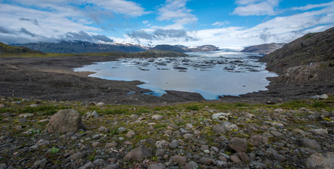 Fototapeta na wymiar Fjallsarlon glacier lagoon, Iceland