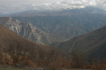 Fototapeta premium Landscape at Zhelino municipality, 
