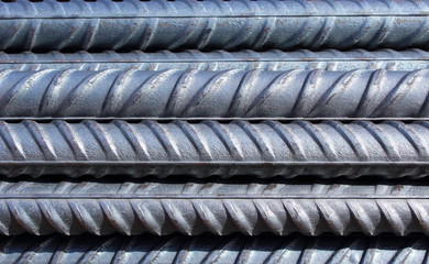 bundle of steel reinforcement bars