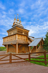 Wooden church in Kolomenskoe - Moscow Russia