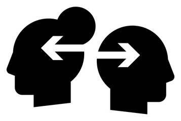 Mental connection icon