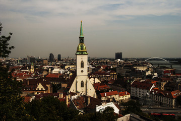 Fototapeta na wymiar Bratislava street Slovakia