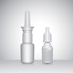 two medical vials
