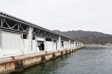 Fototapeta na wymiar 境漁港 -鳥取県境港市-