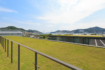長崎県美術館 -屋上庭園からの眺め-